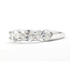 Ring East/West 5-Stone 2.00ctw Oval Lab Grown Diamonds 14kw 2mm Sz7 5.07g 126040096