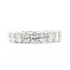 Ring Eternity 4.00ctw Oval Lab Grown Diamonds 14kw 4.75mm Sz7 5.18g 126040022