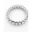 Ring Eternity 4.00ctw Oval Lab Grown Diamonds 14kw 4.75mm Sz7 5.18g 126040022