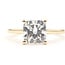 Ring Engagement Hidden Halo 1.90ct Cushion Lab Grown Diamond 2.00ctw Lab Grown Diamonds 14ky 1.6mm Sz7 2.92g 126040046