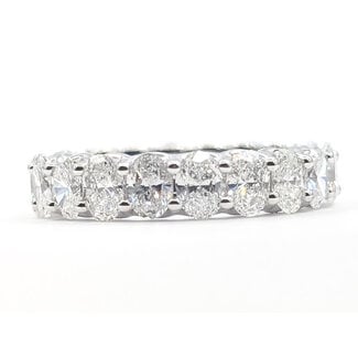 Ring 7-Stone 2.00ctw Oval Lab Grown Diamonds 14kw 1.8mm Sz7 5.88g 126040095