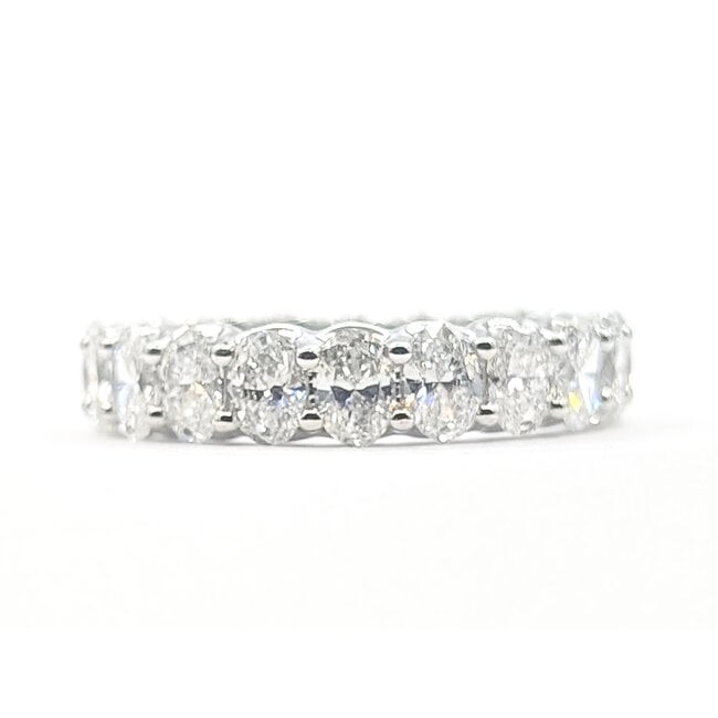 Ring 7-Stone 2.00ctw Oval Lab Grown Diamonds 14kw 1.8mm Sz7 5.88g 126040095