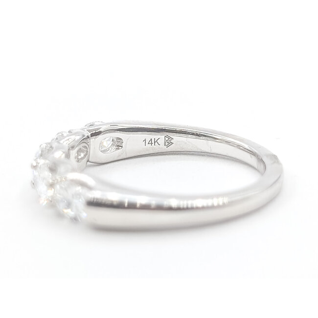 Ring 7-Stone 2.00ctw Oval Lab Grown Diamonds 14kw 1.8mm Sz7 5.88g 126040095