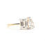 Ring Toi Et Moi 2.00ctw Emerald & Pear Lab Grown Diamonds 14ky 1.5mm Sz7 2.75g 126040014
