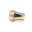 Ring Bridal Set Contour 2.00ct Emerald Lab Grown Diamond 2.50ctw Lab Grown Diamonds 14k two-tone 8mm Sz6.5 13.01g 126040012