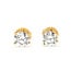 Earrings Stud 2ctw Round Lab Grown Diamonds IGI Cert 14KY 125110044