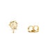 Earrings Stud 2ctw Round Lab Grown Diamonds IGI Cert 14KY 125110044