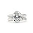 Ring  2.6ct Oval Lab Grown Diamond IGI: 760506905 VVS2 E .72ctw Diamonds 14kw 6.6mm sz 4.5 6.6g 125080001