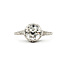 Ring Engagement Filigree 1.00ct Old European Diamond 900pt 1.5mm Sz5.5 2.8g 226040008