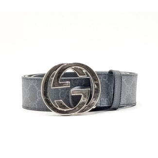 Belt GUCCI GG Supreme With Interlocking Buckle 126045034