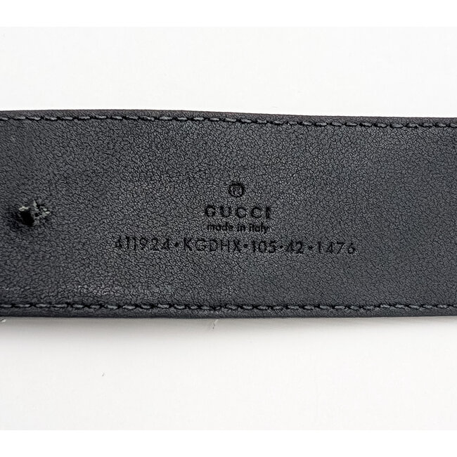 Belt GUCCI GG Supreme With Interlocking Buckle 126045034