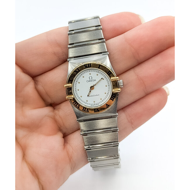 Watch Omega Constellation Two-Tone 23mm Stainless Steel & 18kt Yellow Gold 7.25" Watch Only 126046010