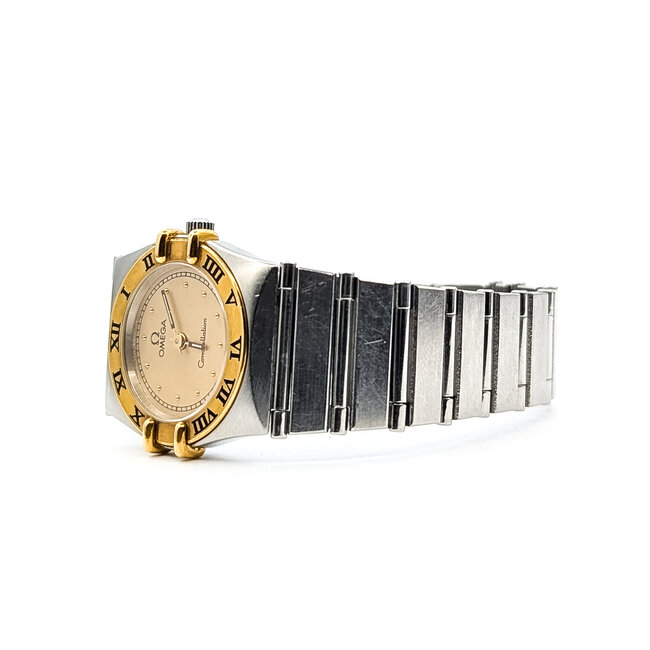 Watch Omega Constellation Two-Tone 23mm Stainless Steel & 18kt Yellow Gold 7" Watch Only 126046005