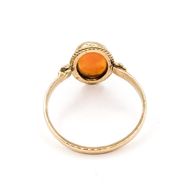 Ring Cameo 11x7mm Shell Cameo 9ky 1.8mm Sz6.5 1.6g 226040001