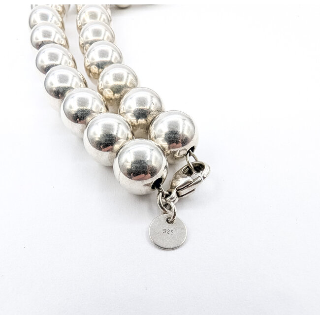 Necklace Tiffany & Co. Silver Ball 925 10mm 18.5" 49.86g 126032014