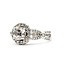 Ring Engagement Halo Twist 1.09ct Round Lab Grown Diamond .33ctw Near Colorless Diamonds 14kw 5mm Sz8 6.01g 226030054