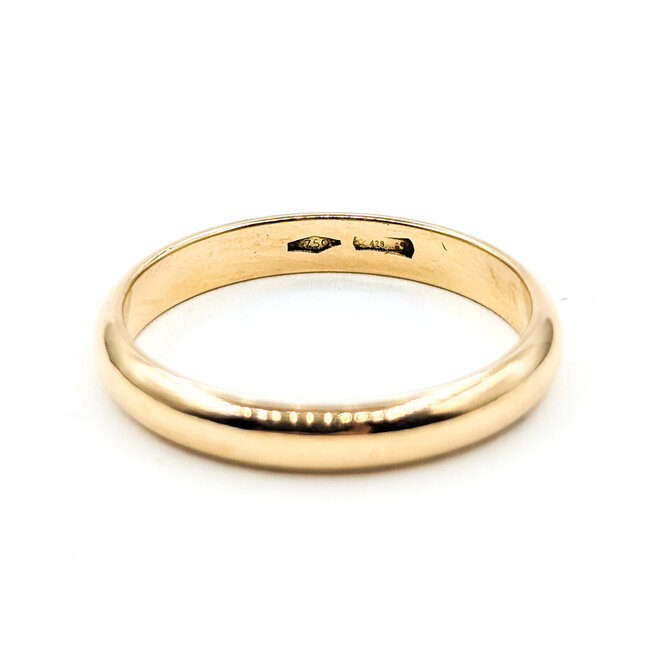 Ring Band 18ky 3mm Sz8.5 3.71g 126032012