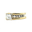 Ring Engagement 1.01ct Princess Diamond .18ctw Diamonds 18ky 6.65mm Sz7.75 14.43g 226040007
