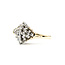 Ring Cluster .33ctw Round Diamonds 14ky 2mm Sz6.5 4.16g 226030061
