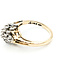 Ring Cluster .33ctw Round Diamonds 14ky 2mm Sz6.5 4.16g 226030061
