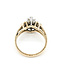 Ring Cluster .33ctw Round Diamonds 14ky 2mm Sz6.5 4.16g 226030061