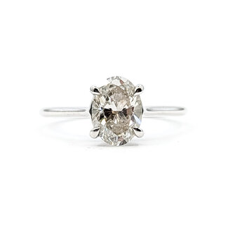 Ring Engagement Solitaire 1.41ct Oval Diamond 14kw 1.6mm Sz7.5 2.51g 226030053