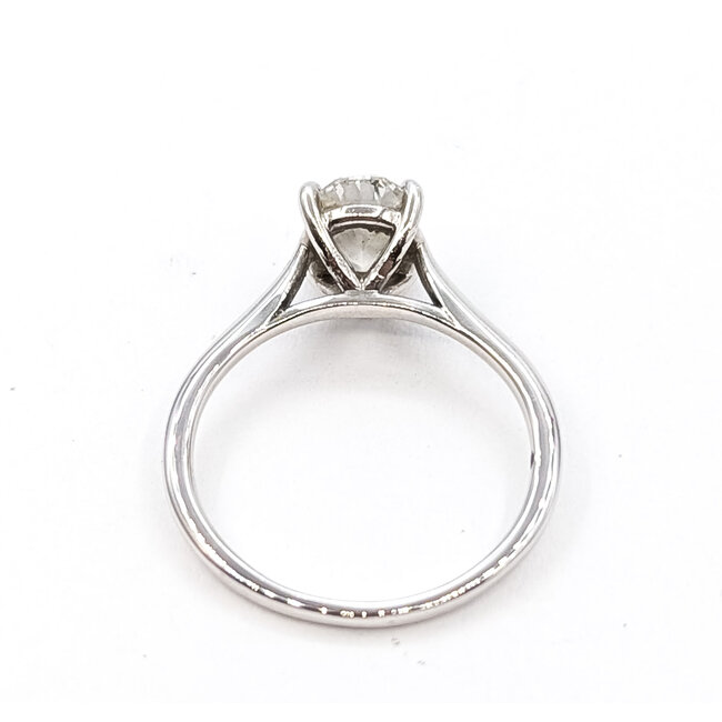 Ring Engagement Solitaire 1.41ct Oval Lab Grown Diamond 14kw 1.6mm Sz7.5 2.51g 226030053