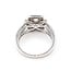 Ring Engagement Milgrain Halo .75ctw Round Diamonds 14kw 4mm Sz5 4.07g 126030086
