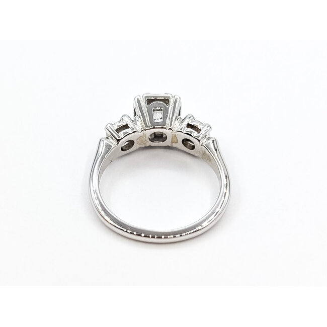 Ring Engagement 3-Stone .60ctw Round Diamonds 14kw 1.8mm Sz4.25 3.04g 226030060