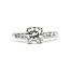 Ring Engagement .60ct Round Diamond .09ctw Near Colorless Diamonds Platinum 2mm Sz5.5 3.4g 226030059