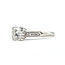 Ring Engagement .60ct Round Diamond .09ctw Near Colorless Diamonds Platinum 2mm Sz5.5 3.4g 226030059
