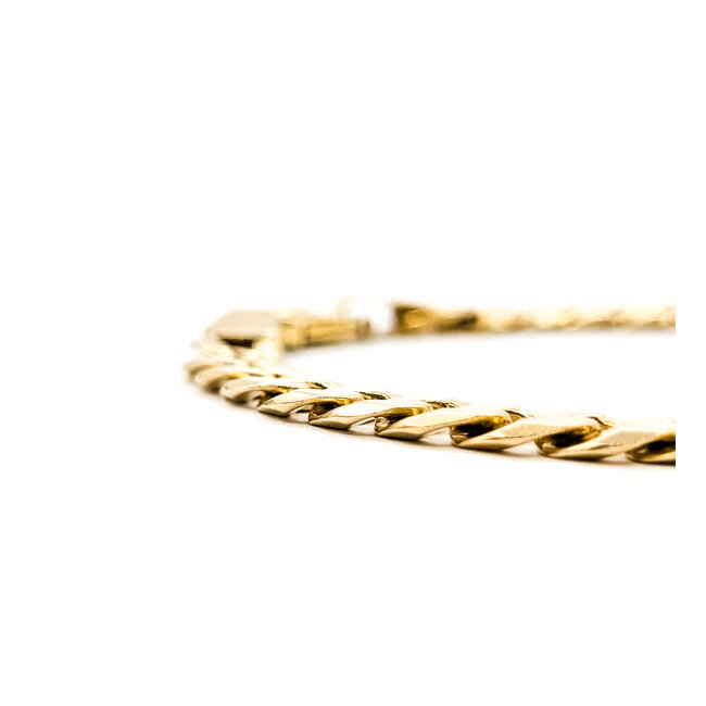 Bracelet Cuban Link 14ky 7.5mm 8" 22.01g 126042007