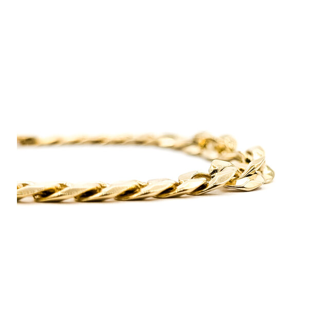 Bracelet Cuban Link 14ky 7.5mm 8" 22.01g 126042007