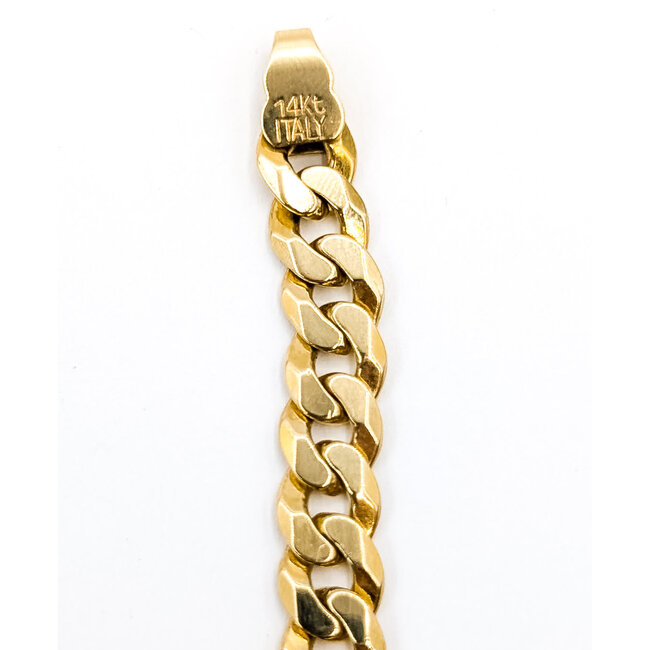 Bracelet Cuban Link 14ky 7.5mm 8" 22.01g 126042007