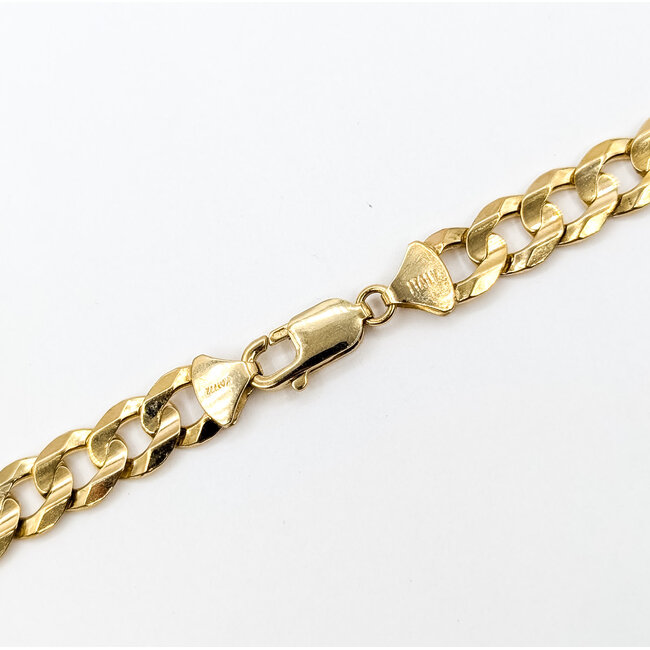 Necklace Curb Link 10ky 9mm 22" 45.29g 126042004