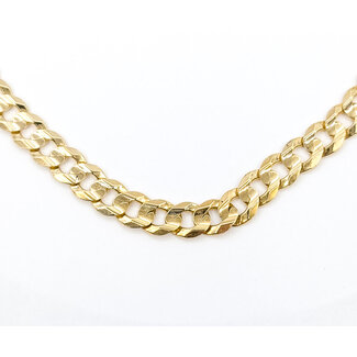 Necklace Curb Link 10ky 9mm 22" 45.29g 126042004