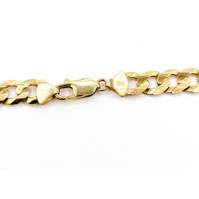 Necklace Curb Link 10ky 9mm 22" 45.29g 126042004
