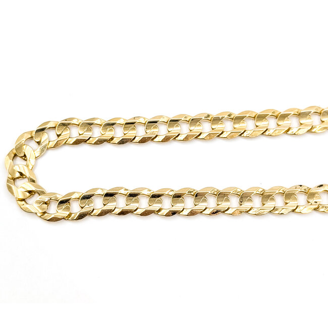 Necklace Curb Link 10ky 9mm 22" 45.29g 126042004