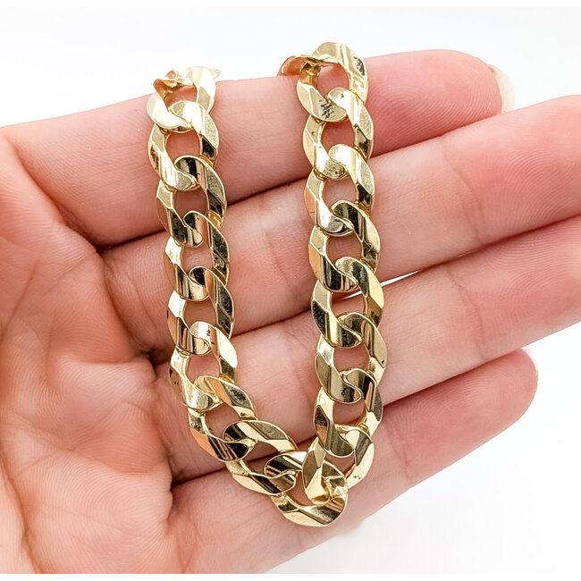 Necklace Curb Link 10ky 9mm 22" 45.29g 126042004