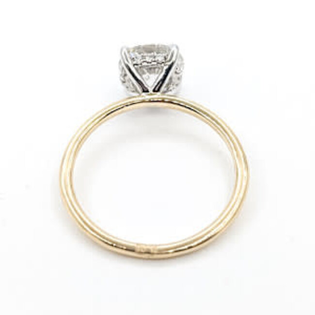 Ring Engagement Hidden Halo 1.65ct Round Lab Grown Diamond 1.75ctw Lab Grown Diamonds 14ky 1.5mm Sz7 2.27g 126040045