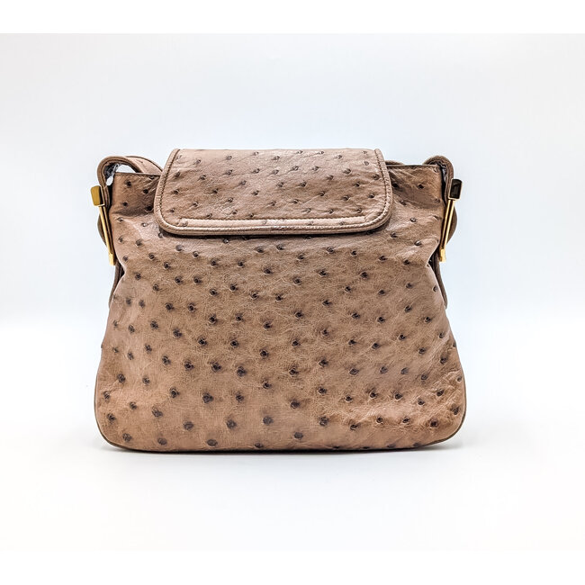 Handbag GUCCI 1973 Ostrich Leather126045042