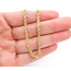 Necklace Rope Link 14ky 3mm 20" 13.06g 126042009