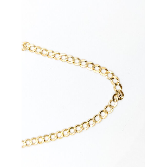Necklace Curb Link 14ky 5mm 26" 14.98g 126042012