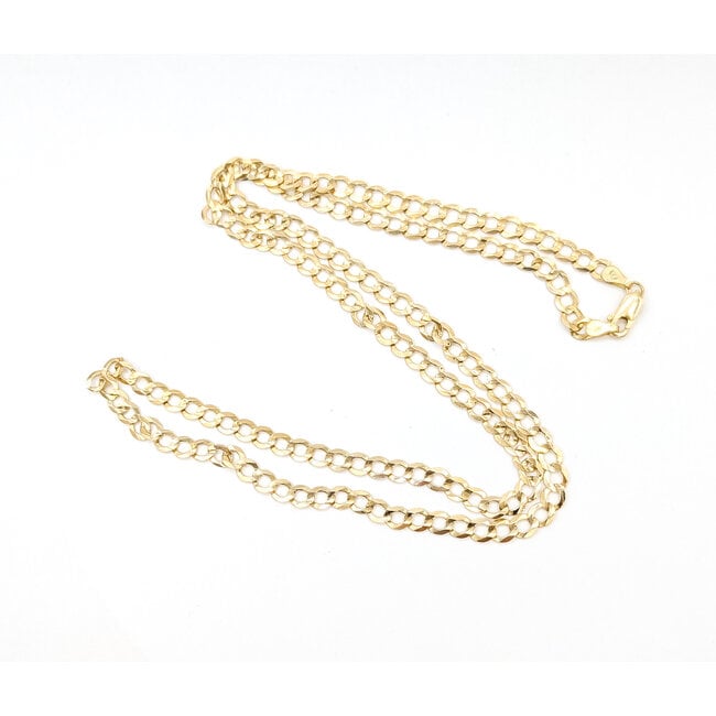 Necklace Curb Link 14ky 5mm 26" 14.98g 126042012