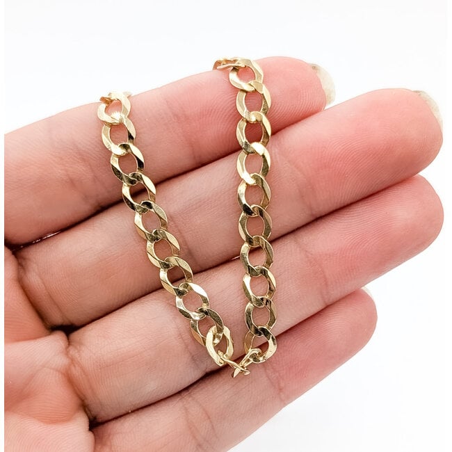 Necklace Curb Link 14ky 5mm 26" 14.98g 126042012