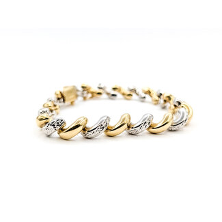 Bracelet San Marco 14ky 8mm 7.25" 16.09g 126042013