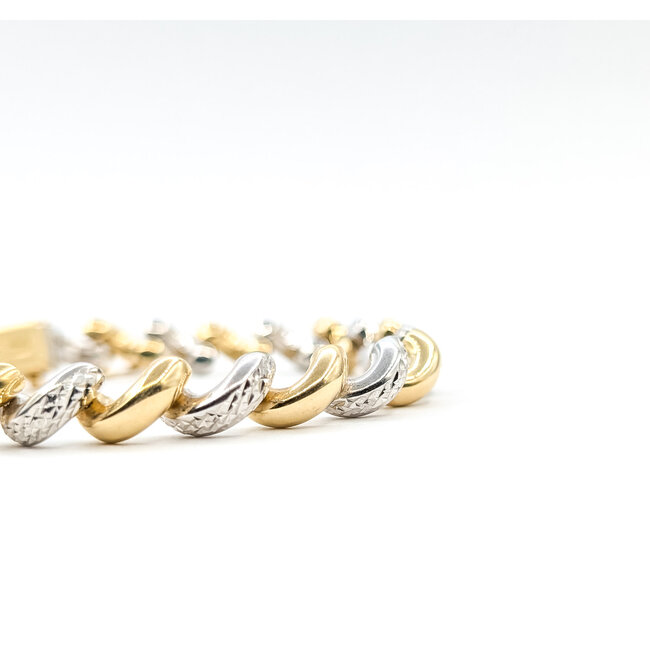 Bracelet San Marco 14ky 8mm 7.25" 16.09g 126042013