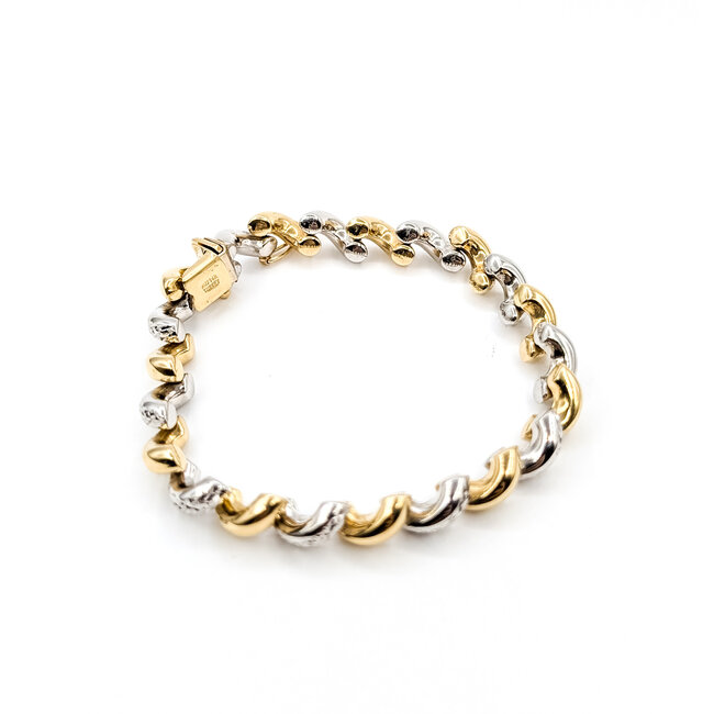 Bracelet San Marco 14ky 8mm 7.25" 16.09g 126042013