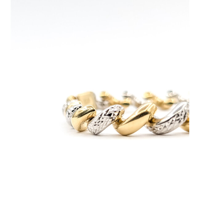 Bracelet San Marco 14ky 8mm 7.25" 16.09g 126042013