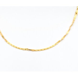 Necklace Flat Gucci 14ky 2.5mm 18" 6.62g 126042010